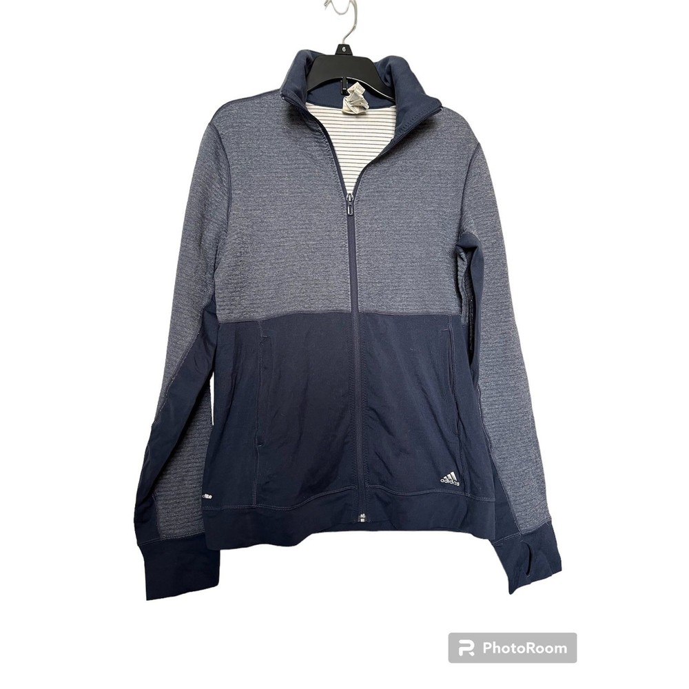 Adidas Zip up jacket size S navy blue